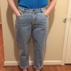 Vintage Billbass High Rise Cropped Mom Jeans